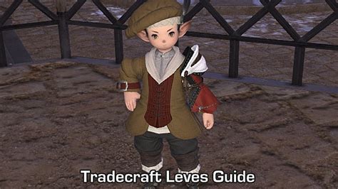 ffxiv tradecraft leves